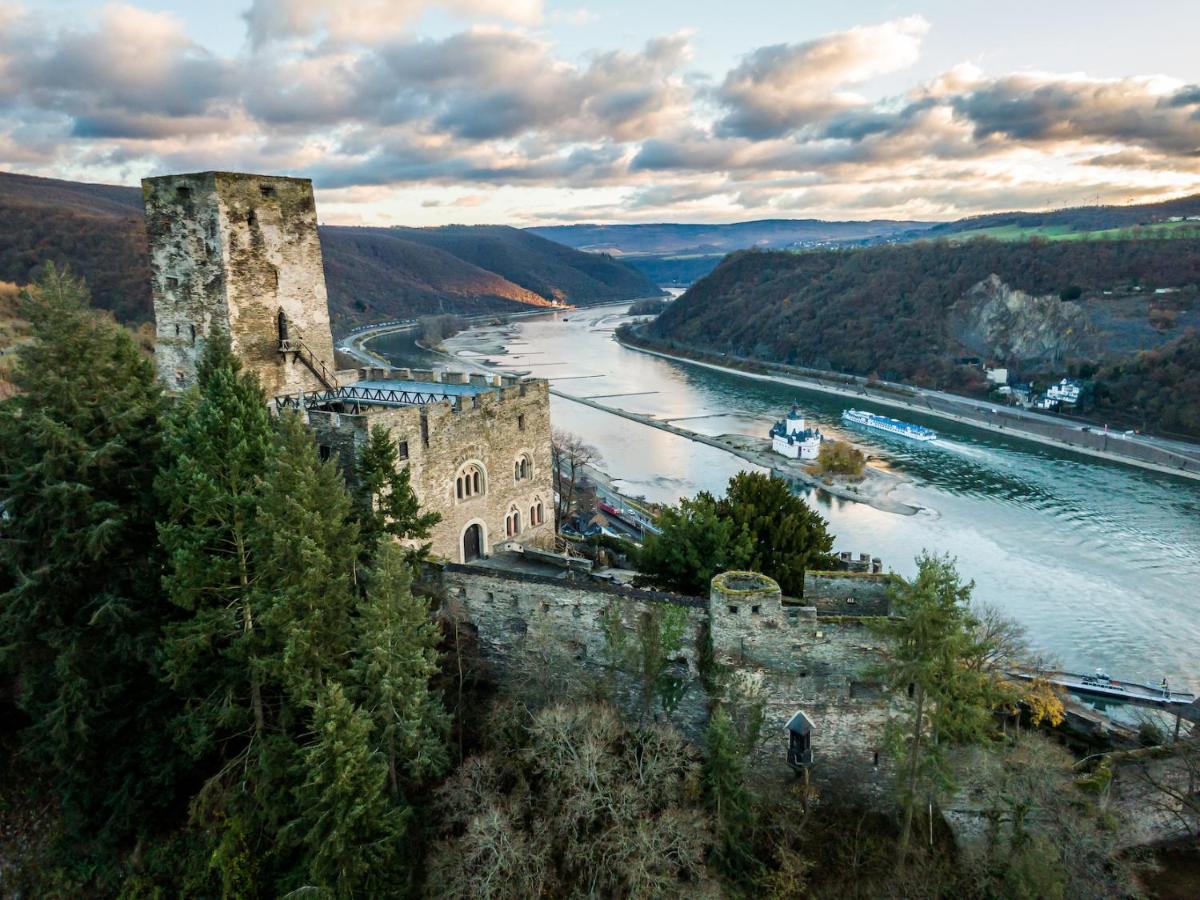 Burg Gutenfels Кауб Екстериор снимка