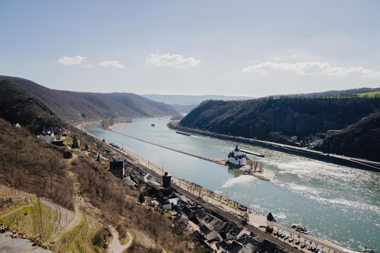 Burg Gutenfels Кауб Екстериор снимка